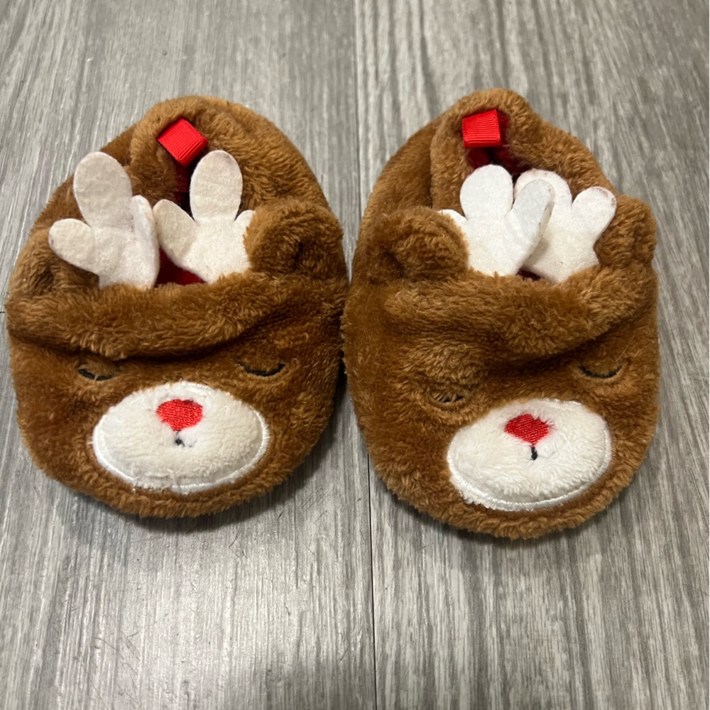 Reindeer Baby Slippers